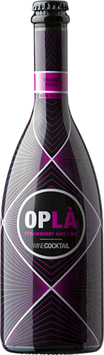Oplá winecoctail strawberry and lime