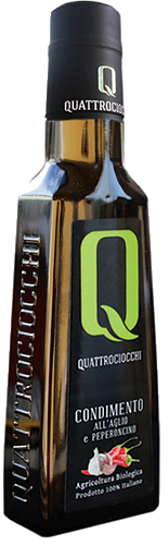Extra panenský olivový olej s česnekem a chilli BIO - 0,25 l