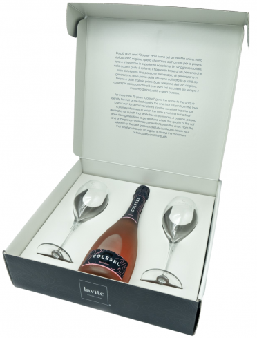 Dárkový set Colesel Brosa Pavana Rosé<br>Brut